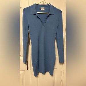 Blue button up BARRYMORE dress